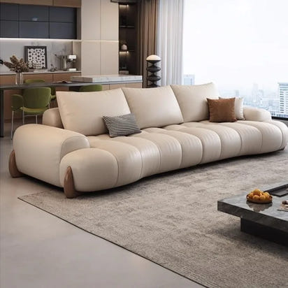 Elegant Luxury Living Room Sofas Modern Leather Cinema Relax Sofa Comfortable Minimalist Articulos Para El Hogar Home Furniture