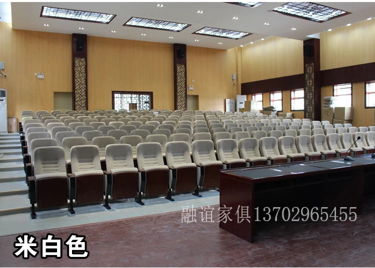 HT meeting room with row chairs Cinema School ladder classroom Aluminum alloy academic lecture hall seat