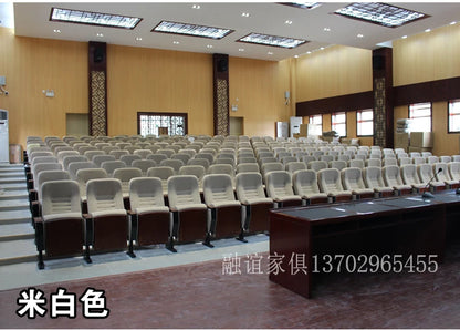 HT meeting room with row chairs Cinema School ladder classroom Aluminum alloy academic lecture hall seat