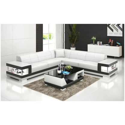 Nordic new creative leather sofa first layer cowhide modern living room sofa
