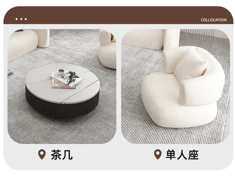 Lounge Floor Living Room Sofas Modern Recliner Children Minimalist Sofas Relaxing Hallway Conference Wood Divano Furniture