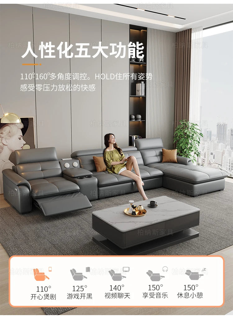 Italian Modern Sofas Minimalist Living Room Electric Lazy Sofas Relax Armchairs Apartment Articulos Para El Hogar Accessories