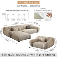 Fabric Living Room Sofas Modern Minimalist Sectional Modular Sofa Elegant Comfortable Canape  De Luxe Nordic Furniture
