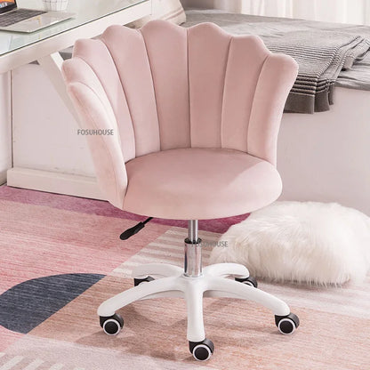 Nordic simple Bedroom Computer Chairs Home Backrest Chair Bedroom Swivel Chairs Dormitory Comfortable Sedentary Gaming Chair Z