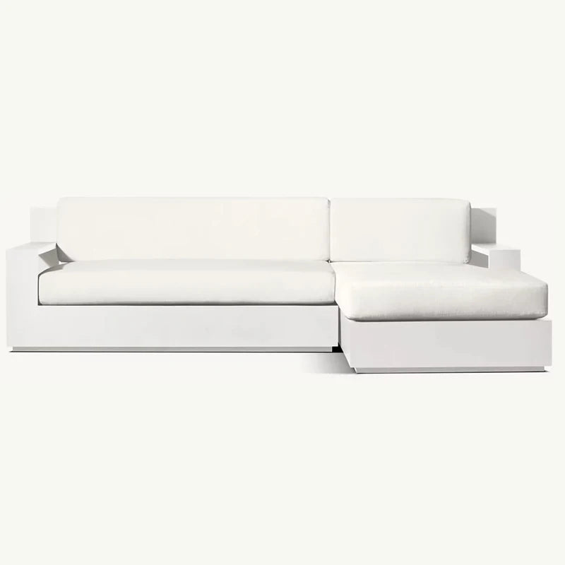 Aluminum Outdoor Sofa Set Furniture Metal Modern Furniture Patio Villa Sofa Set Sofas Luxury Outdoor Furniture