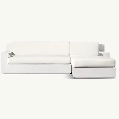Aluminum Outdoor Sofa Set Furniture Metal Modern Furniture Patio Villa Sofa Set Sofas Luxury Outdoor Furniture
