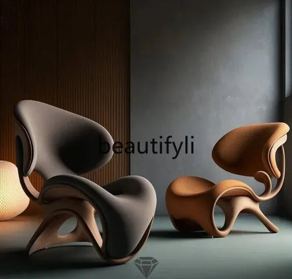 cn0420 Italian lounge chair Modern wabi  single special-shaped creative designer sofa chair