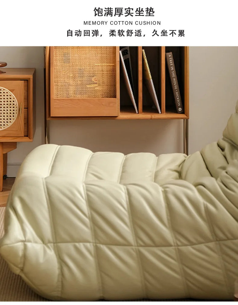 Caterpillar sofa togo modern living room balcony lounge lazy sofa available white lamb wool sofa