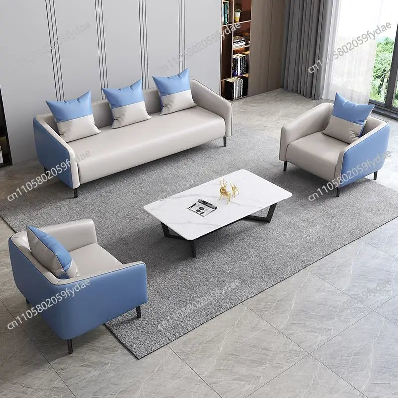 Office sofa simple modern light luxury beauty salon rental room hotel apartment small apartment sofa