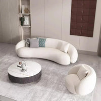Minimalist Nordic Living Room Sofas Leather Recliner Designer Modern Sofas Luxury Lounge Balcony Cheap Divano Home Furniture