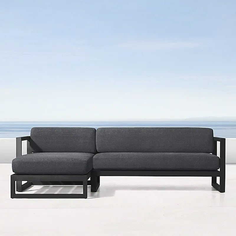 Outdoor, leisure sofa, real estate landscape garden sales office, outdoor sofa coffee table combination