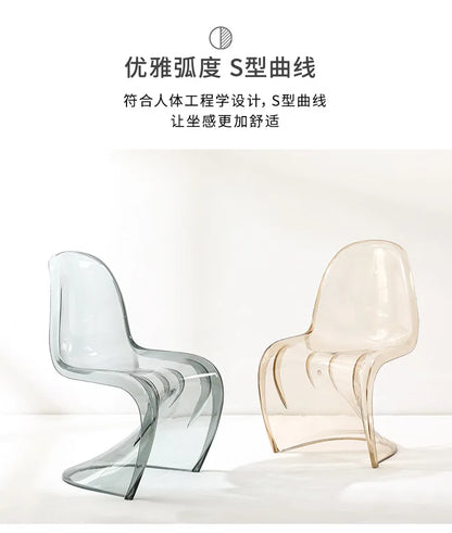 Lightweight Chair Nordic Designer Furniture Sedie Soggiorno Pranzo Kitchen Chaise Design Room Acrylic Modern Dining Transparent