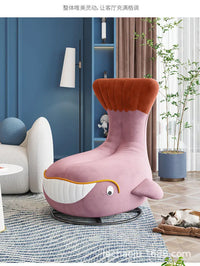 Shark Internet Celebrity Rotating Chair with High Aesthetic Value,animal Leisure,small Apartment,simple Single Person Whale Sofa
