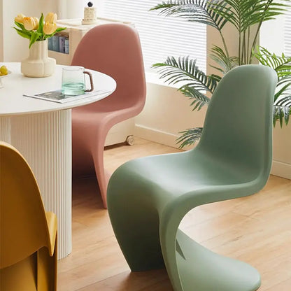 Nordic Home Modern Dining Chair Ins Simple Chair Negotiation Internet Celebrity Plastic Back Pan Dong Chair Makeup Stool