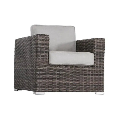 3-Piece Rattan Patio Furniture Set with Cushions - Ready to Use Outdoor Seating