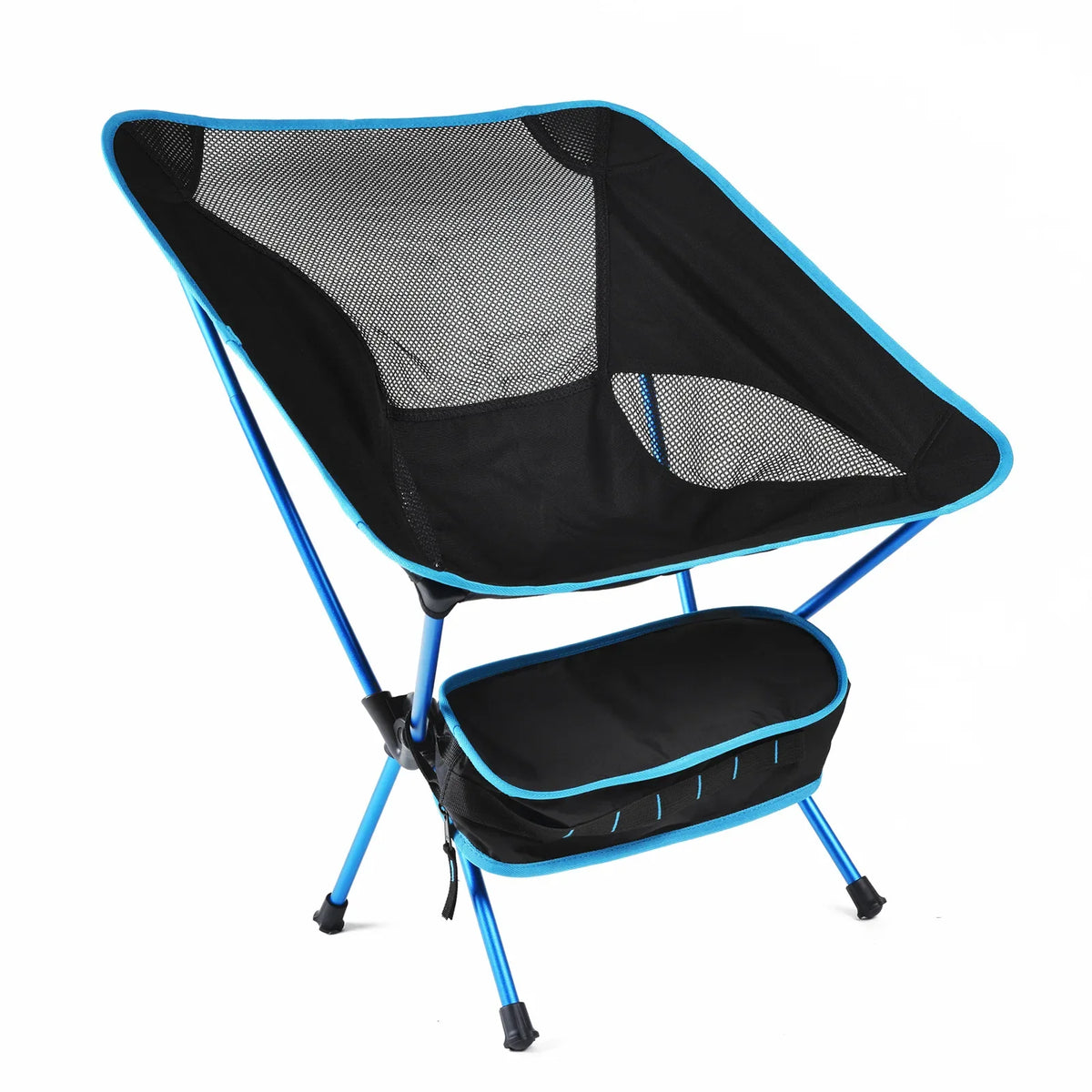 Lightweight Folding Camping Chair,Portable Aluminum Alloy Outdoor Chair with Lazy Backrest,Foldable Design for Fishing,Hiking