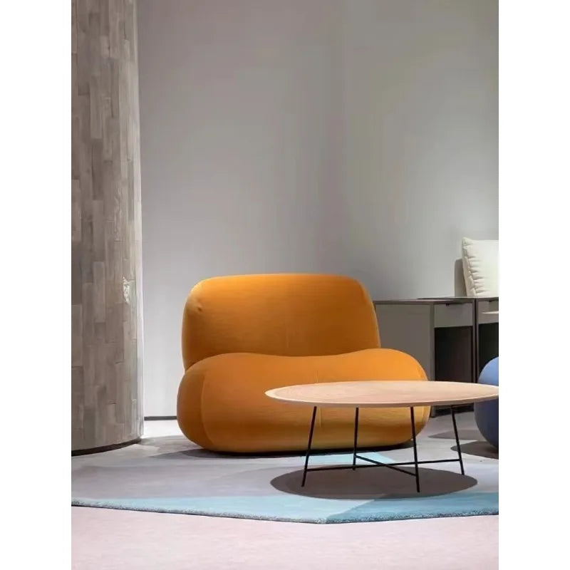 Hippo chair, styling cotton single casual sofa chair
