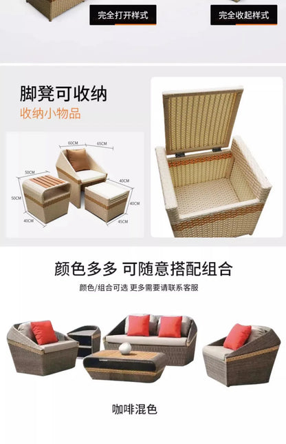 Minimalist Design Outdoor Sofas Luxury Accent Personality Nordic Garden Sofas Creative Hotel Furniture Arredo Giardino Lshysf