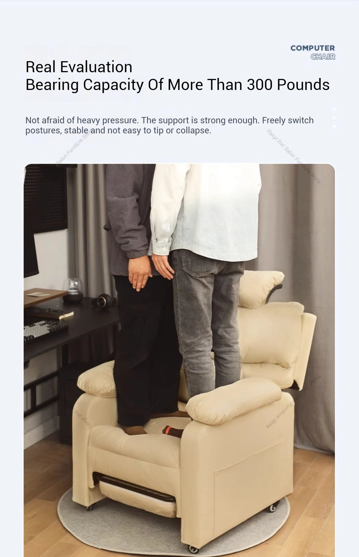 Luxurious Living Room Office Chairs Gaming Armchair Swivel Ergonomic Office Chair Relaxing Recliner Office Furniture Sillas LLOC