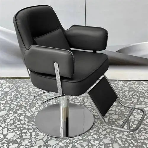 Workshop Tattoo Barber Chair Cosmetic Nail Trolley Workshop Luxury Adjustable Barber Chair Stool Silla De Barbero Home Furniture