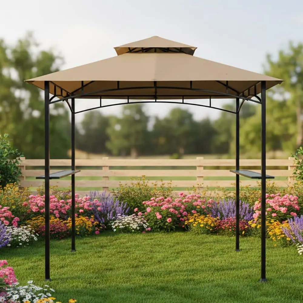 Custom Fit Replacement Canopy Top Cover for 8' x 5' Grill Gazebo – Durable and Weather-Resistant