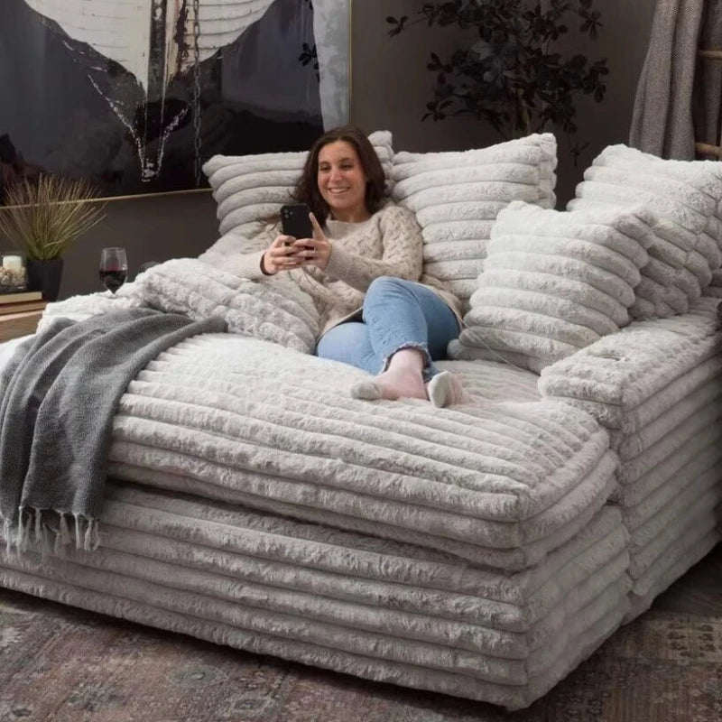 own down clouds huge sitting deep winter and summer removable and washable combination living room balcony bedroom sofa