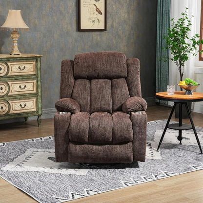 Power Lift Chair with Full-Body Massage and Heat, Electric Recliner Chairs for Adults, Remote Control, Standing Assistance