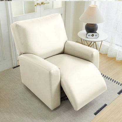 Pu Leather Recliner Sofa Cover Highly Elastic Slipcover for 1 Seater Reclining Armchair Stretch Furniture Protector Home Decor