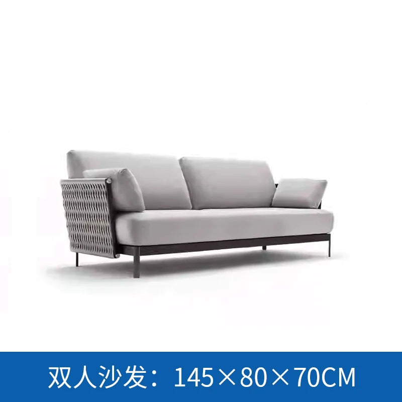 Advanced Luxury Outdoor Sofas Simplicity Creative New Style Garden Sofas Villa Party Accent Furniture Arredo Giardino Lshysf