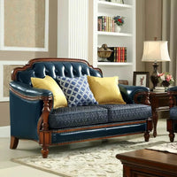 American sofa apartment small apartment living room American solid wood