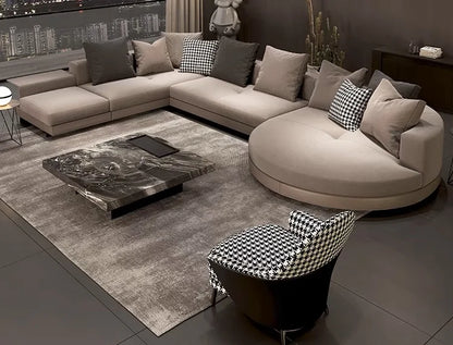 Modern Luxury Corner Sofa Set Furniture Couch Living Room Sectional Modular Lounge Sofa