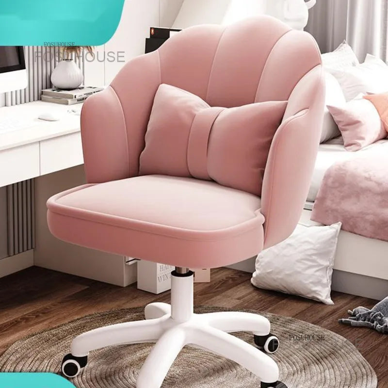 Home Comfortable Study Office Chairs Back Swivel Chair Dormitory Gaming Chair Student Lovely Computer Chair Bedroom Furniture