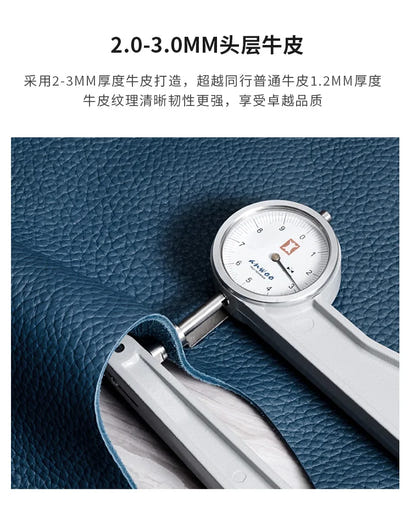 XMH new Chinese ebony leather sofa modern living room luxury villa first layer cowhide new combination sofa