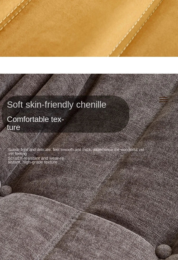 Caterpillar Togo Single Recliner Lazy Sofa Wabi-Sabi Style for Living Room Bedroom Balcony Leisure Reclining Sleep 78x103cm