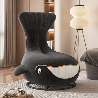 Shark Internet Celebrity Rotating Chair with High Aesthetic Value,animal Leisure,small Apartment,simple Single Person Whale Sofa