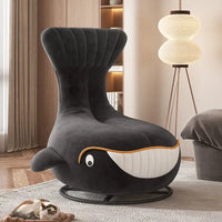 Shark Internet Celebrity Rotating Chair with High Aesthetic Value,animal Leisure,small Apartment,simple Single Person Whale Sofa