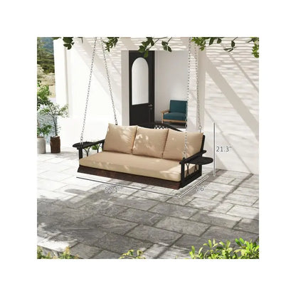 Outdoor Swing Frame Set for Garden, Playground, or Backyard Use - Durable and Comfortable Design for Kids and Adults. Ideal for