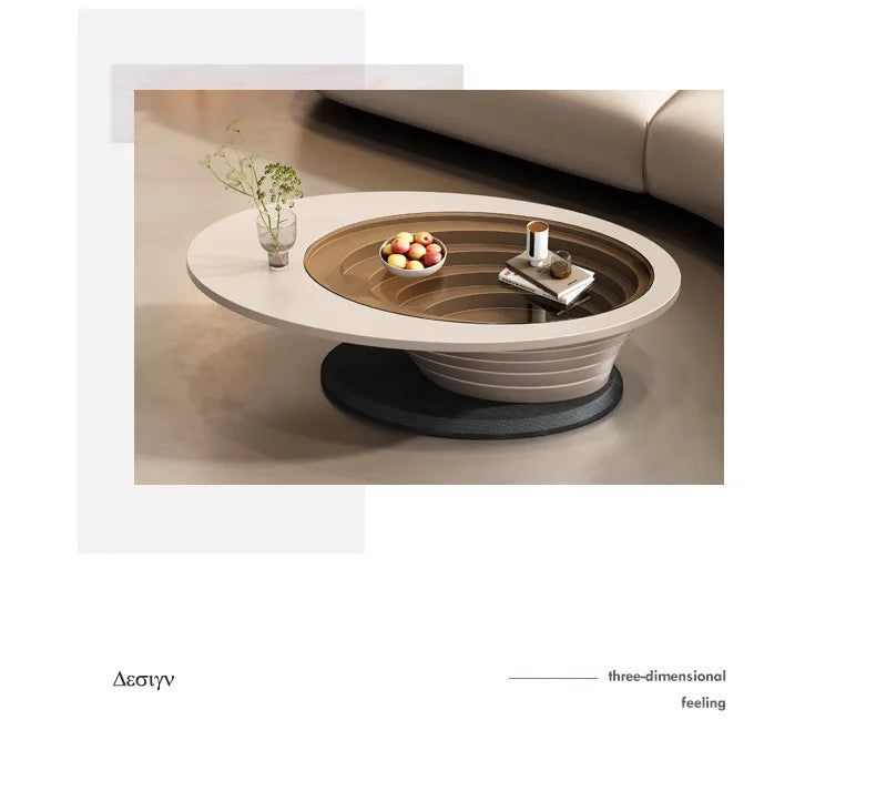 Maison salon moderne simple table basse haut de gamme design créatif lumière table basse de luxe