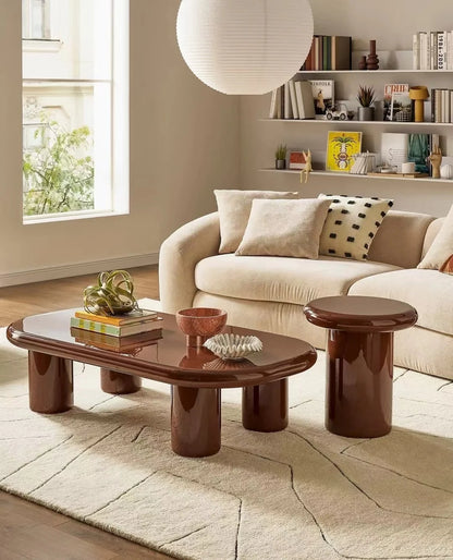 Italian minimalist curved fabric sofa designer living room latex combination sofa