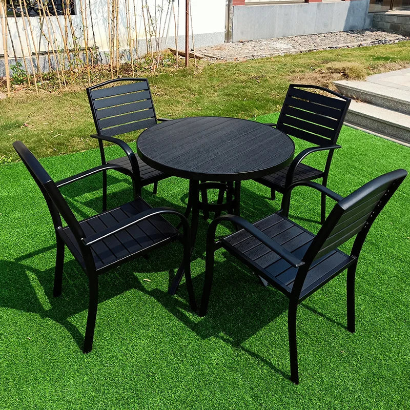 Garden balcony garden leisure aluminum alloy table and chair combination