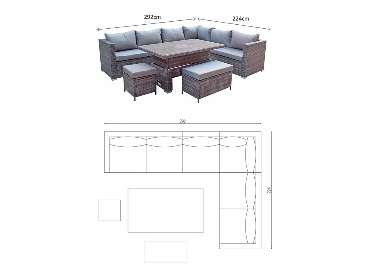 Cheap Modern Factory Contemporary Outdoor Garden Woven Rattan Wicker Sofa Garden Furniture Set Balcony Restaurant