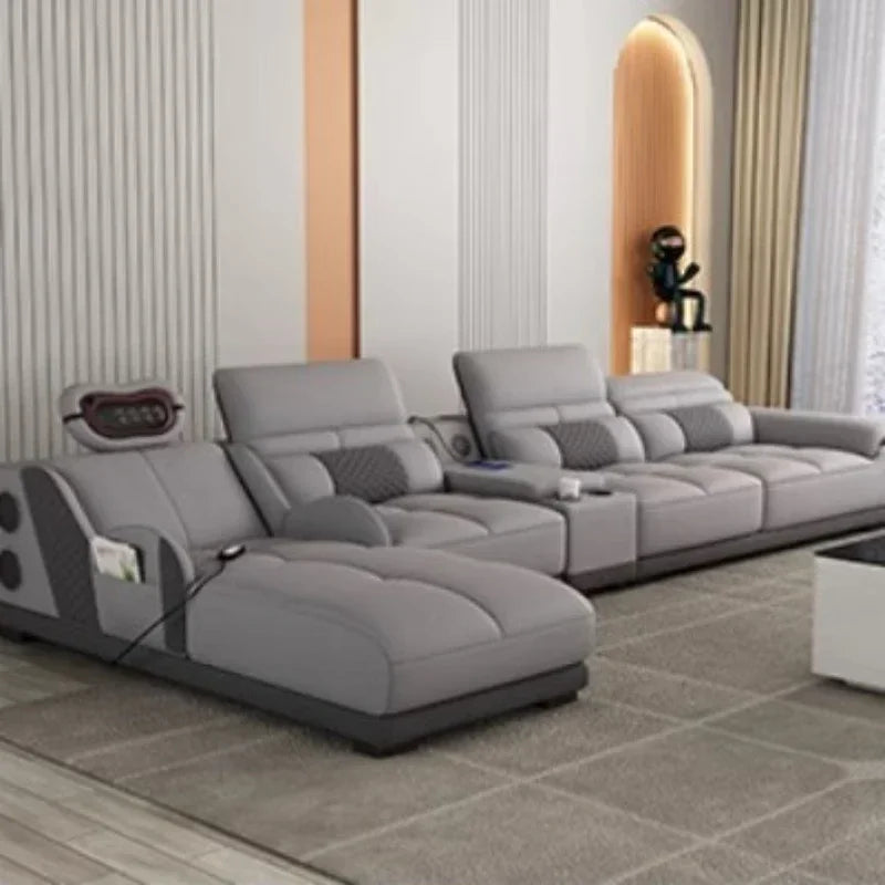 Cozy Nordic Modern Living Room Sofas Relaxing European Recliner Lazy Sofas Floor Massage Woonkamer Banken Home Furniture