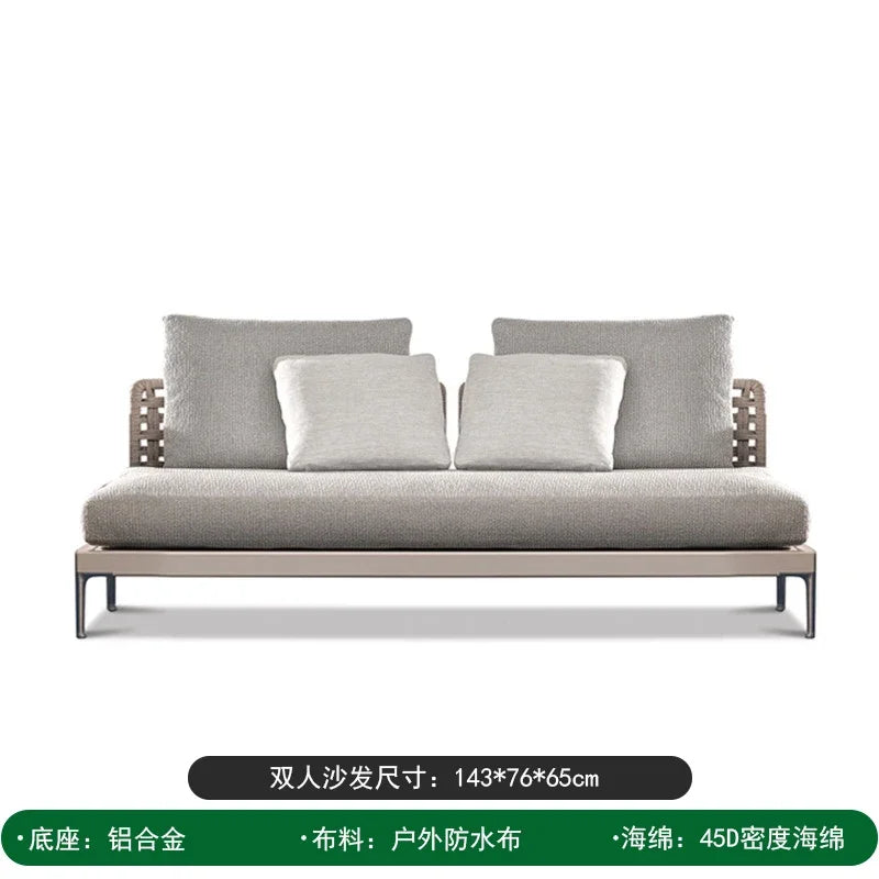 Minimalist Design Outdoor Sofas Personality Nordic Creative Garden Sofas Fashion Party Outdoor Furniture Gartenstuhl Lshysf