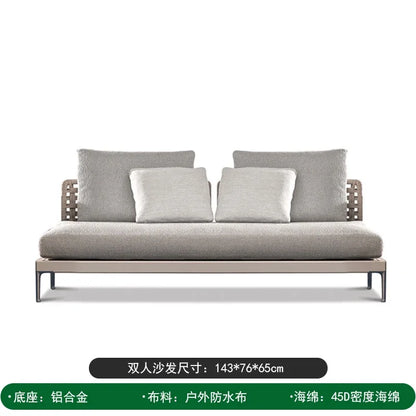 Minimalist Design Outdoor Sofas Personality Nordic Creative Garden Sofas Fashion Party Outdoor Furniture Gartenstuhl Lshysf