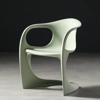 Creative Living Room Dining Stool Crystal Transparent Dining Stool Furniture Modern Minimalist Plastic Dining Chair