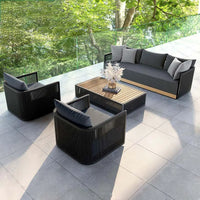 Outdoor sofa, homestay hotel, open-air balcony, sunroom, villa, waterproof and sunproof leisure furniture set