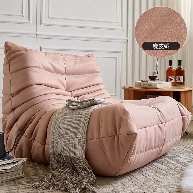Modern Lounge Chair Accent Armchair Upholstered Reading Club Chair Ergonomic Single Sofa Seat for Living Room Bedroom Office