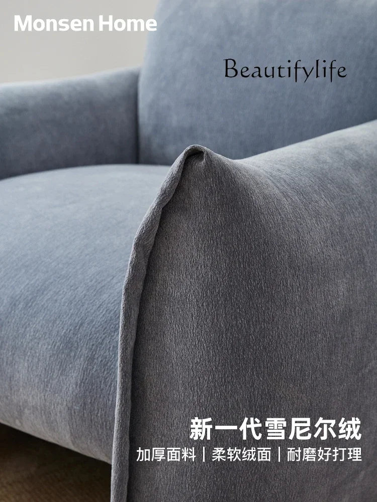 hh Fabric single sofa living room modern simple new small apartment lazy leisure sofa chair