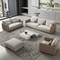 Modern Italian Sofa Set Design Metal Corner Couch Nordic Living Room Hotel Office Furniture