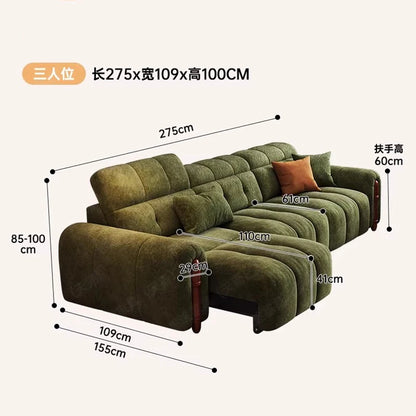 Extendeble Adults Electric Sofa Green Bed Loveseat Armchair Electric Sofas Floor Living Room Muebles Para El Hogar Furnitures